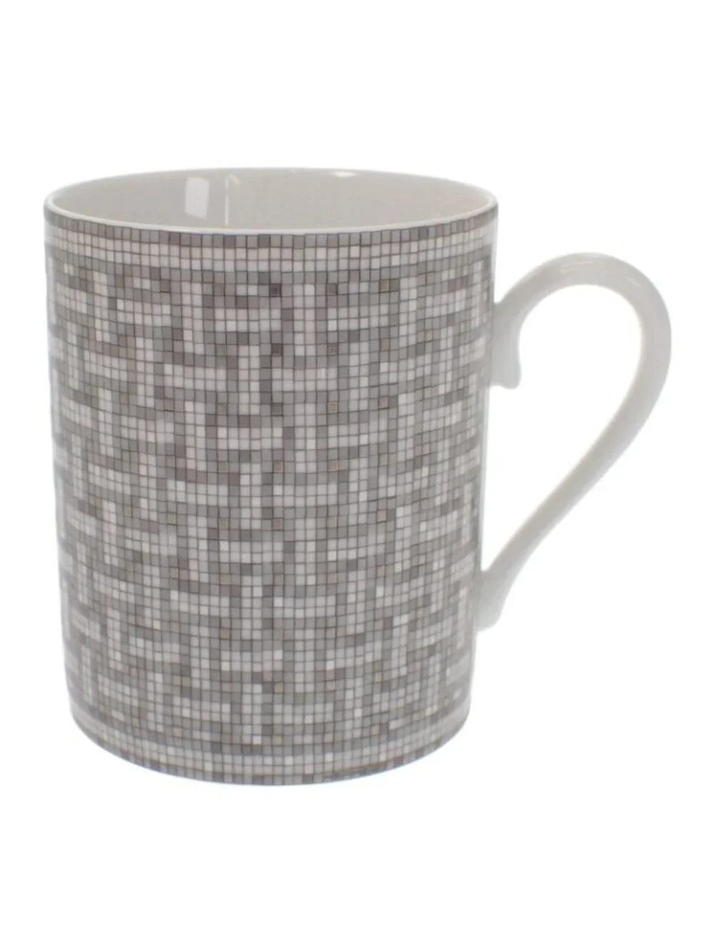 Hermes Mosaic 24 Goods Included Tableware Western Cup Porcelain Gray